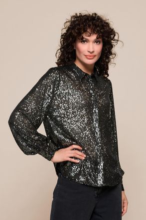 Mart Visser Cerise Blouse Donker Metallic