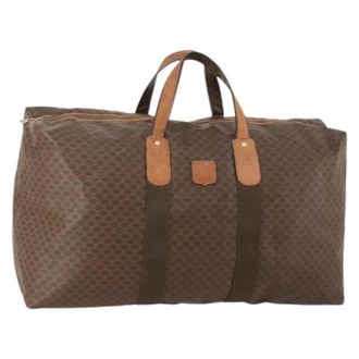 Celine Pre-owned Weekend Bags, female, Brown, Size: ONE SIZE Pre-owned Vintage Boston Bag