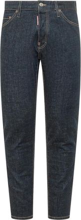 Dsquared2 Jeans - Heren - Slim Fit Jeans - Blauw - XL - Katoen - Jeans