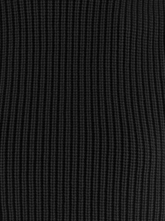 SA SU PHI Womens Cashmere Shawl With High Neck Black Capes Jacket