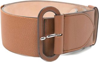 Max Mara Elasticoval60 riem - Bruin