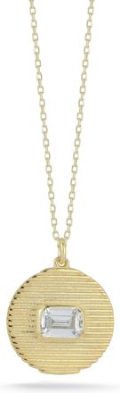 Glaze Jewelry Sterling Silver Vintage Circle Necklace
