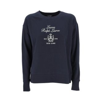 Ralph Lauren Kappy Long Sleeve Sweatshirt - Dames - Sweatshirts - Blauw - L - Katoen - Hoodies & sweatvesten
