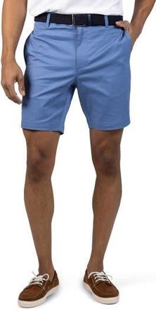 Tailorbyrd Stretch Cotton Performance Shorts in Blue at Nordstrom Rack, Size 40