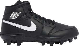 Nike Jordan Mens 1 Alpha Menace - Football Shoes Black/White Size 10.0