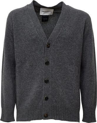 Amaranto Amar&aacute;nto, Truien & Vesten, Heren, Grijs, M, Cardigans