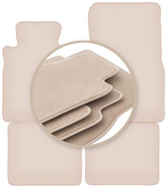 OEM Alfombrillas Beige Premium Para: Mercedes Se W126 Berlina 1979-1991
