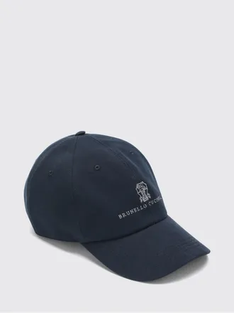 Brunello Cucinelli Hat Men color Navy