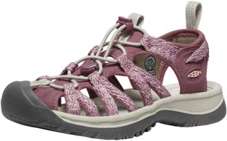 Keen Sandale KEEN WHISPER, Damen, Gr. 40, rosa (rose braun, peach parfait), Synthetik, Schuhe Sandale, waschbar und schnell trocknend