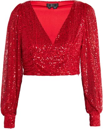 Faina longsleeve-shirt Dames rood