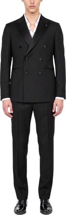 Tagliatore Abito doppiopetto Sfbr10A01 - - Suits - Uomo - Nero - XL