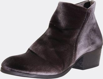 Hudson Womens Apisi Velvet Boots in Grey Textile - Size UK 8