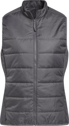 adidas adidas Performance Womens Puffy Vest - Black/Dark Grey - Size X-Small