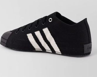 Yohji Yamamoto canvas lace-up sneakers