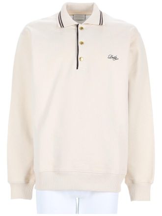 Dr&ocirc;le de Monsieur Classic Striped Cotton Polo Shirt
