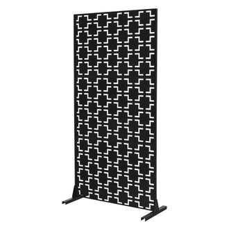 ML Design Ml-design Biombo Separador De Ambientes Milano 90x180cm Pantalla De Privacidad Con 3 Paneles Tabique Extensible Soporte Divisor Autoportante Decorativ