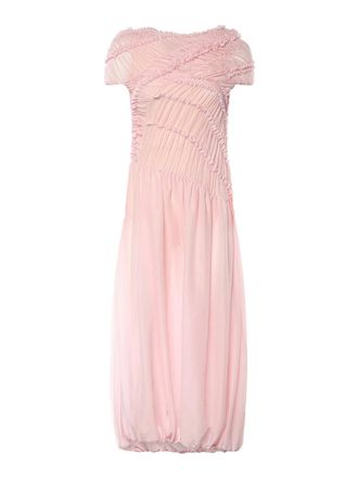 Magda Butrym Silk Muslin Midi Dress