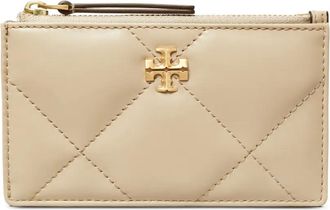 Tory Burch Kira diamond-quilting wallet - Neutrals