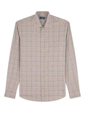 Paul & Shark checked cotton shirt - men - Cotton - 40 - Neutrals