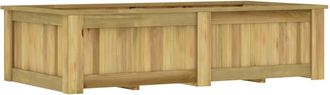 vidaXL Arriate De Madera De Pino Impregnada 196x100x50 Cm Vidaxl