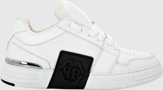 Philipp Plein Sneakers Super Street in pelle con logo Hexagon in gomma