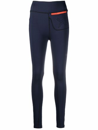 Kenzo Legging met logoprint - Blauw