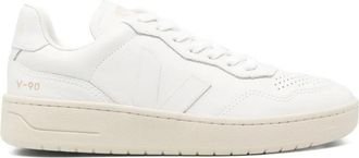 Veja V-90 leather sneakers - White