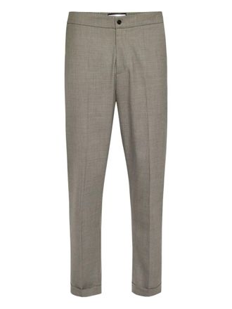 Philipp Plein Broek met elastische tailleband en omgeslagen pijpen - Grijs