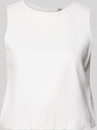 Only Regular Fit Top aus Viskose-Leinen-Mix Modell GOA in Weiss, Gr&ouml;&szlig;e XL