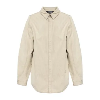 Jacquemus Shirts, female, Beige, Size: 2XS Amelo-de-N&icirc;mes Shirt