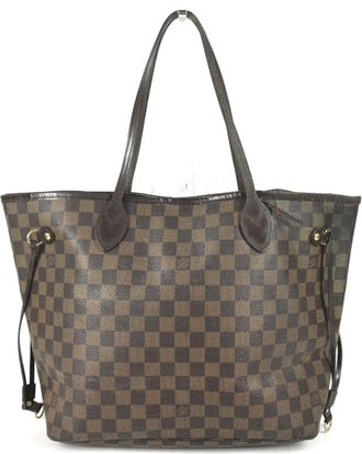 Louis Vuitton Brown Damier Canvas Ebene Galle Damier Canvas Handbag Shoulder Bag Tote Bag (Pre-Owned)