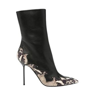 PARIS TEXAS Lidia Queen Of Hearts Leren Laarzen - Dames - Schoenen - Zwart - Maat: 38 EU Leer