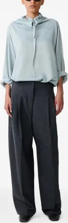 STUDIO NICHOLSON Womens Trousers Lira Grey