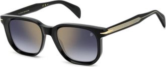 Eyewear by David Beckham Authentieke zwarte zonnebril van topkwaliteit - unisex - Zonnebrillen - Zwart - 52 MM - Accessoires