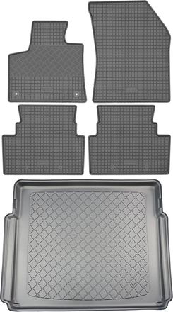 OEM Juego De Alfombrillas De Goma Para Coche Y Alfombrilla Para Maletero Para Citro&euml;n C5 Aircross Suv (5 Puertas) A Partir De Enero De 2020