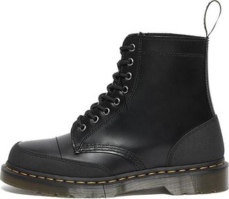 Dr. Martens 1460 Guard Panel Leather Lace Up Boots Black 27466001