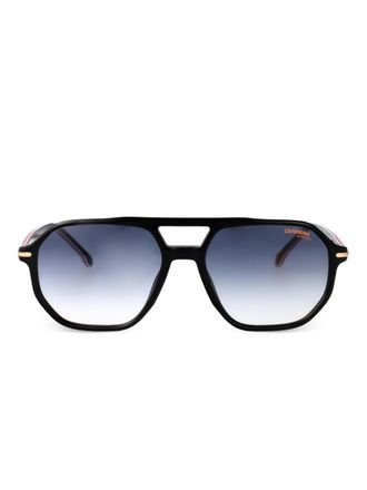 Carrera geometric-frame sunglasses - men - Acetate - 54 - Black