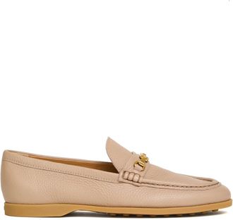 Tod's mocassino pelle cipria fondo miele - Dames - Loafers - Roze - 40 EU - Leer - Schoenen