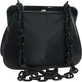 Prada Pre-owned Shoulder Bags, female, Black, Size: ONE SIZE Pre-owned Vintage Shoulder Bag