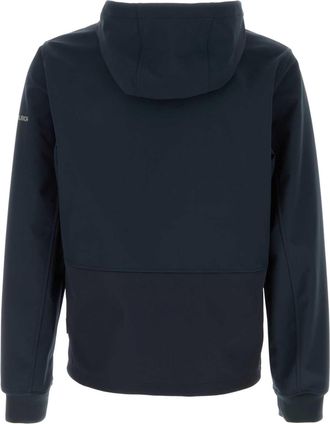 Woolrich Mens Shell Jacket Navy Polyester Elastane