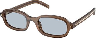 Prada PR D06S 28I30W Womens Sunglasses Brown Size 50