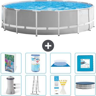 Intex Piscina Prism Frame Redonda - 457x122 Cm - 9-piezas S602
