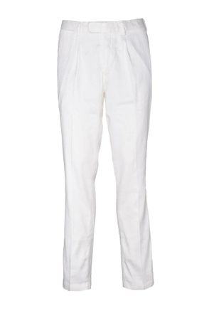 Devore Incipit Tailored Stretch Pants In Refined White
