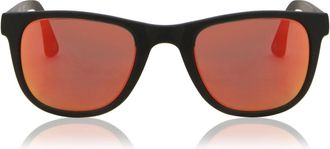 SmartBuy Collection Square Full Rim Plastic Mens Sunglasses Black Size 51 - Free Lenses - SmartBuy Collection