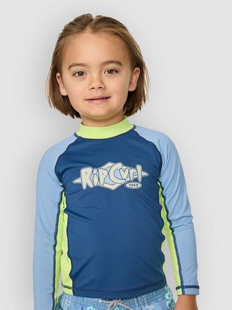 Rip Curl Ride The Wave UPF Kids Licra manga larga azul