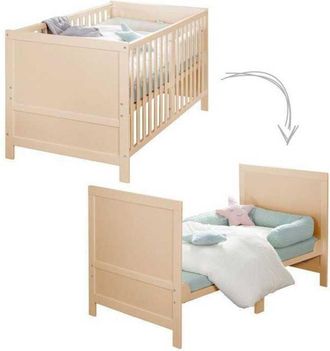 Roba Cuna Evolutiva Roba Easy Sleep 70x140 Cm Madera Natural Con Esquinas De Transformaci&oacute;n
