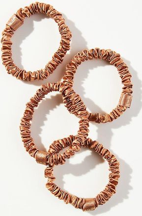 Slip Back to Basics Pure Silk Skinny Scrunchies