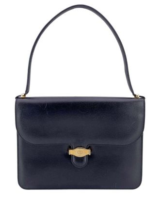 Dior Black Leather Handbag (Authentic Pre-Loved)