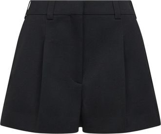 Givenchy Short Shorts, female, Black, XS, Pleated Shorts