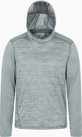 Mountain Warehouse Mens Mountain Warehouse Mens Ignite Active Hoodie - Grey - Size: 36